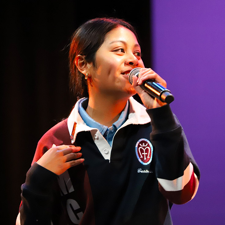 Vocal performance at Marian Catholic College Kenthurst