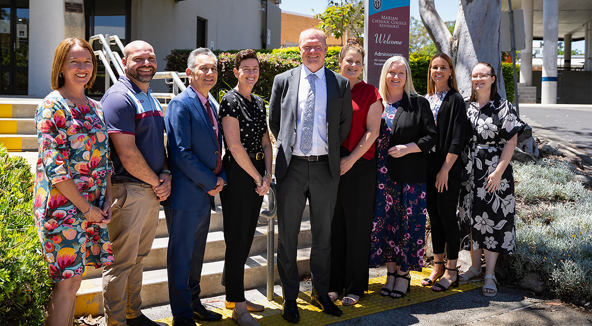 Group photo of the Marian Catholic College Kenthurst Senior Leadership Team