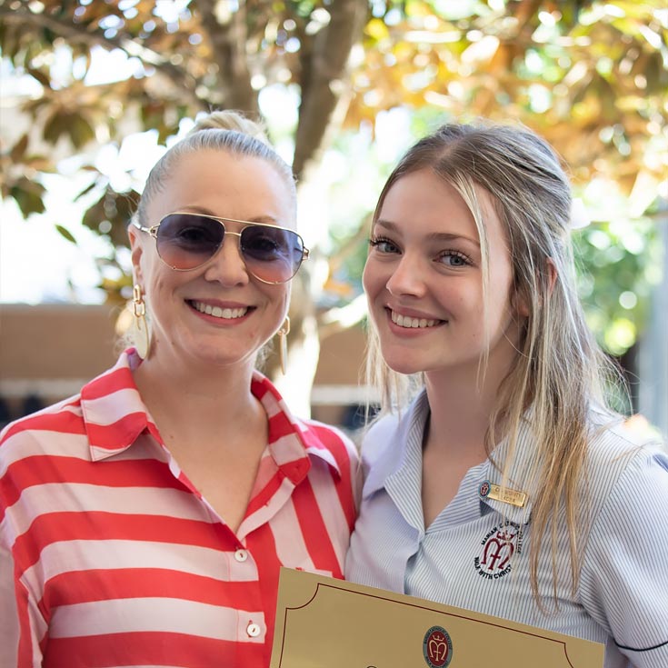 Mother and Daughter at Marian Catholic College Kemps Creek