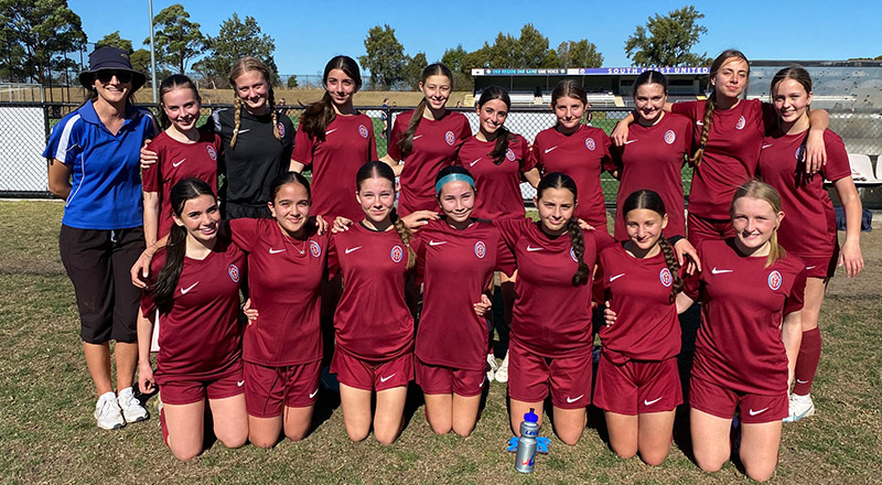 Winning sports team at Marian Catholic College Kenthurst